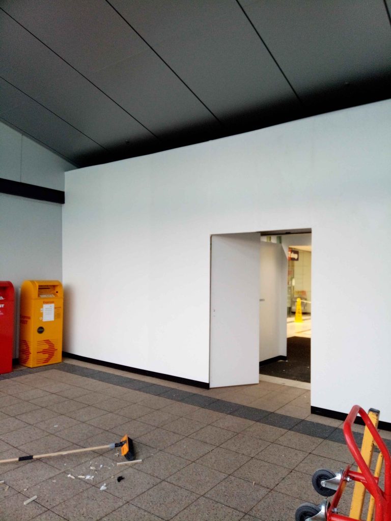 Entry hoarding
